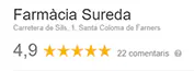 Farmàcia Sureda: 4,9 estrelles, 22 comentaris a Google